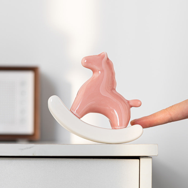 Rocking Horse Ceramic Ornament