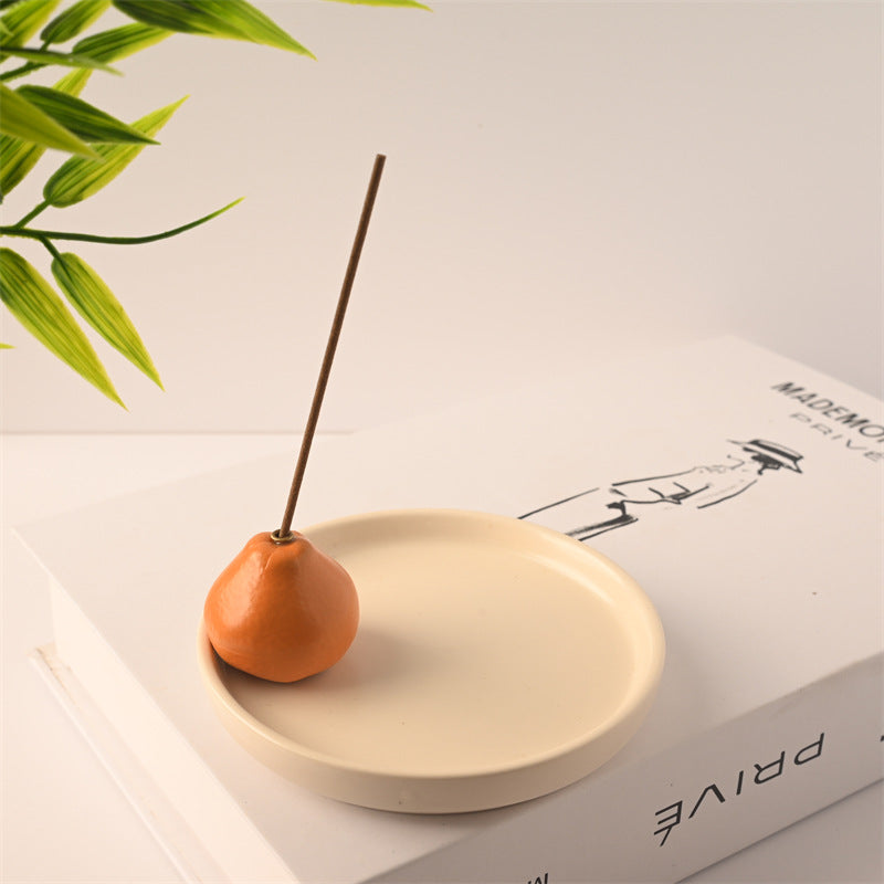 Modern Style Ceramic Fruit Style Incense Holder Incense Burner