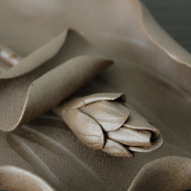 Chinese Traditional Zen Lotus Style Jingdezhen Ceramic Intense Holder