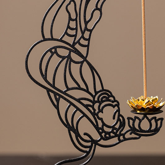 Chinese Dunhuang Flying apsaras Style Incense Holder