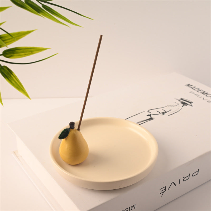 Modern Style Ceramic Fruit Style Incense Holder Incense Burner