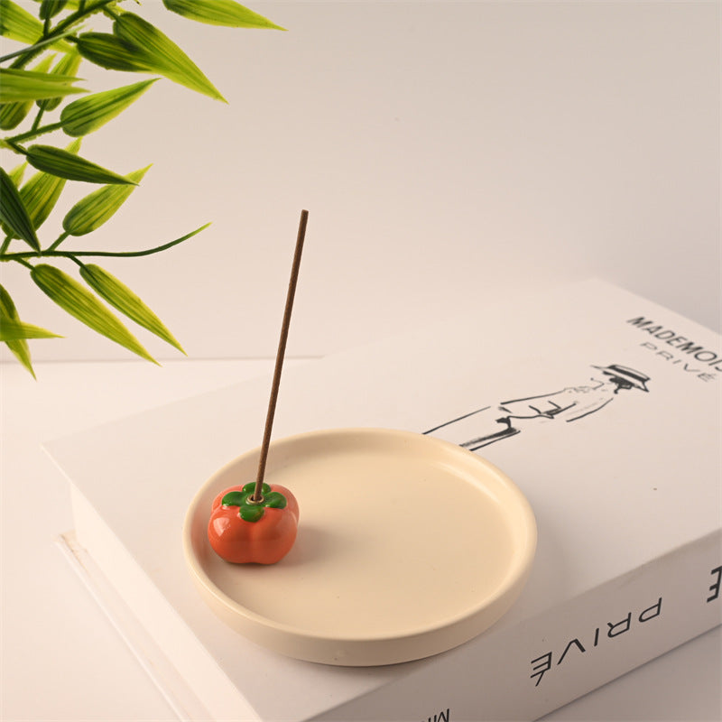 Modern Style Ceramic Fruit Style Incense Holder Incense Burner